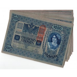 Austria, 100 corone 1902 - serie di 10 pezzi