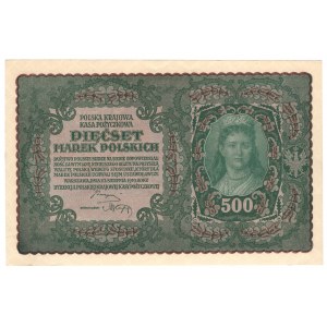 Polska, 500 marek polskich 1919, II Serja D