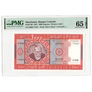 Mauritania, 1000 ouguiya 1981