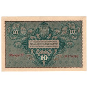 Polska, 10 marek polskich 1919, II Serja CT