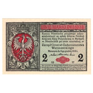 2 marki polskie 1916, Generał, seria B