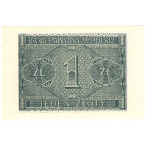 Polen, 1 Zloty 1941, BD-Serie