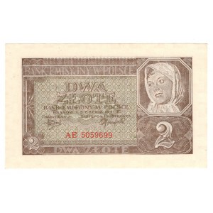 Polska, 2 złote 1941, seria AE