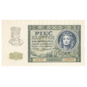 Poland, 5 gold 1941, AE series