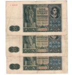 Polska, banknoty obiegowe - zestaw 15 sztuk