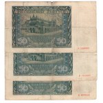 Polska, banknoty obiegowe - zestaw 15 sztuk