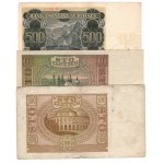 Polska, banknoty obiegowe - zestaw 15 sztuk
