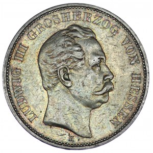 Germania, Assia, Ludwig III, 5 marchi 1876 H, Darmstadt