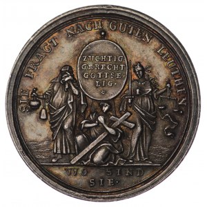 Polska, Śląsk, Medal na pokój altranstandzki i przełom w Kościele 1707