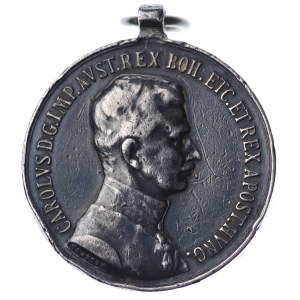 Austria, Karol I, medal za odwagę FORTITVDINI