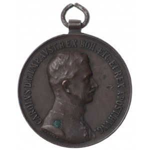 Austria, Karol I, medal za odwagę FORTITVDINI