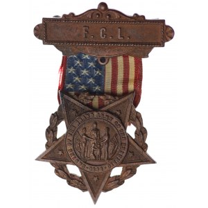 USA, Ladies Grand Army Republic FCL 1886 medal.