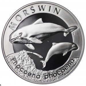 Poland, 20 PLN 2004, Porpoise - Animals of the World