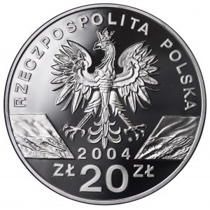 Poland, 20 PLN 2004, Porpoise - Animals of the World