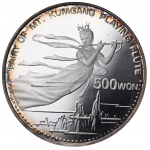 Korea Północna, 500 Won 1989 Wróżka z Góry Kumgang - nakład 2000 sztuk