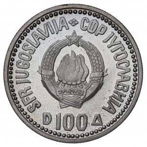 Jugosławia, 100 dinara 1987 200 rocznica urodzin Vuka Karadžicia