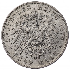 Niemcy, Hamburg, 5 marek 1898 J, Hamburg