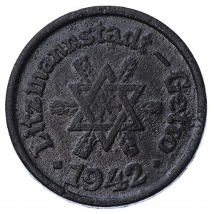 Getto w Łodzi, 10 fenigów 1942 pierwsza emisja