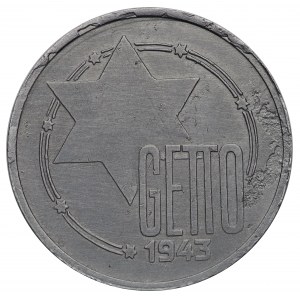 Lodz Ghetto, 10 marks 1943, variety 1/1