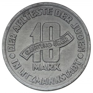 Lodz ghetto, 10 marks 1943, variety 3/2