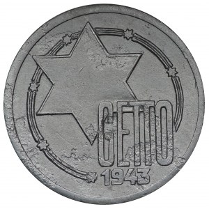 Lodz ghetto, 10 marks 1943, variety 3/2