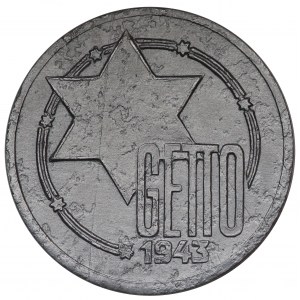 Lodz ghetto, 10 marks 1943, variety 3/5
