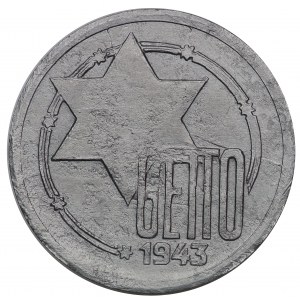 Lodz ghetto, 10 marks 1943, variety 8/3
