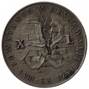 Poland, medal 40th anniversary of the Warsaw Uprising, 1984