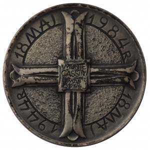 Poland, medal 40th anniversary of the Battle of Monte Cassino, 1984, Częstochowa