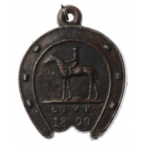 Polska, Medal Towarzystwo Wyścigów Konnych 1899 - bardzo rzadki