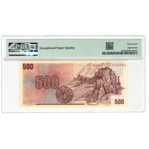 Czechy, 500 korun 1973
