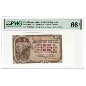 Czechoslovakia, 100 korun 1953