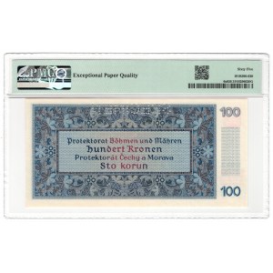 Protektorat Czech i Moraw, 100 korun 1940 SPECIMEN