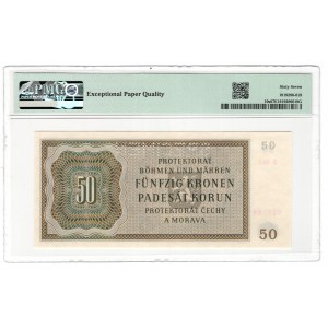 Protectorate of Bohemia and Moravia, 50 korun 1944 SPECIMEN