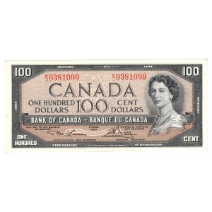 Kanada, 100 dollars 1954