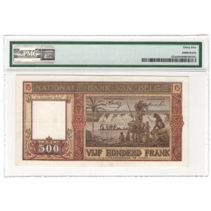 Belgium, 500 francs 1944-45