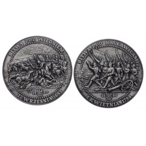 Jan III Sobieski, Tadeusz Kościuszko 1990 -zestaw 2 szt.