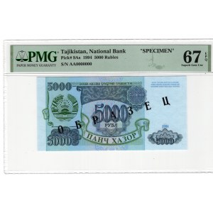 Tadżykistan, 5000 Rubles, 1994