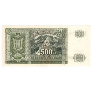 Słowacja, 500 Korun, 1941 SPECIMEN