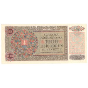 Słowacja, 1000 Korun, 1940 SPECIMEN