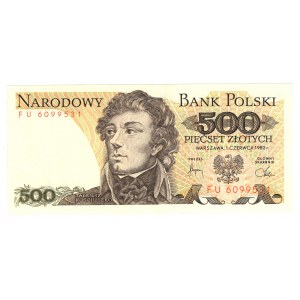 Poland, 500 zloty, 1982, FU series