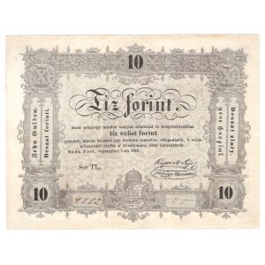 Hungary, 10 Forint 1848 - Hungarian Uprising - Spring of Nations