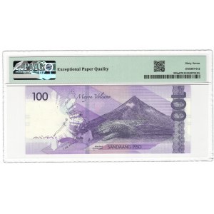 Filipiny, 100 Piso, 2020-21 - bardzo niski numer TC 000002