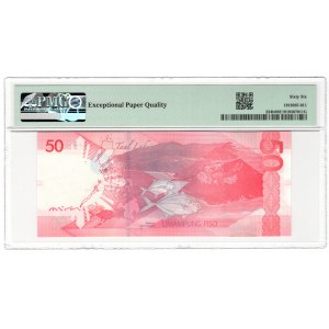 Filipiny, 50 Piso, 2022 - bardzo niski numer HR 000004
