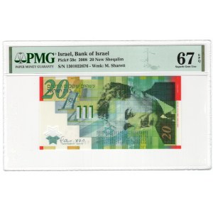 Izrael, 20 New Sheqalim, 2008