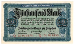 Germania, 5000 marchi, 1923