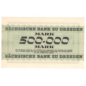 Niemcy, 500 000 marek 1923, Drezno