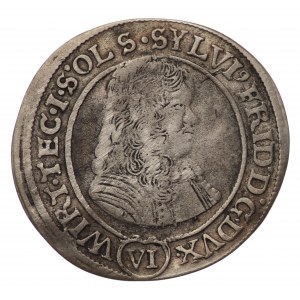 Silesia,Olesnica, Sylvius Frederick, 6 Krajcars 1674 SP