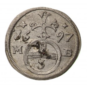 Śląsk, Opole, Leopold I, Greszel 1697 MB