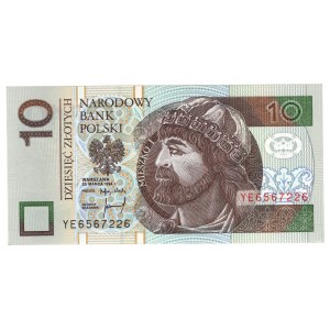 Polska, 10 złotych, 1994, Seria YE - seria zastępcza